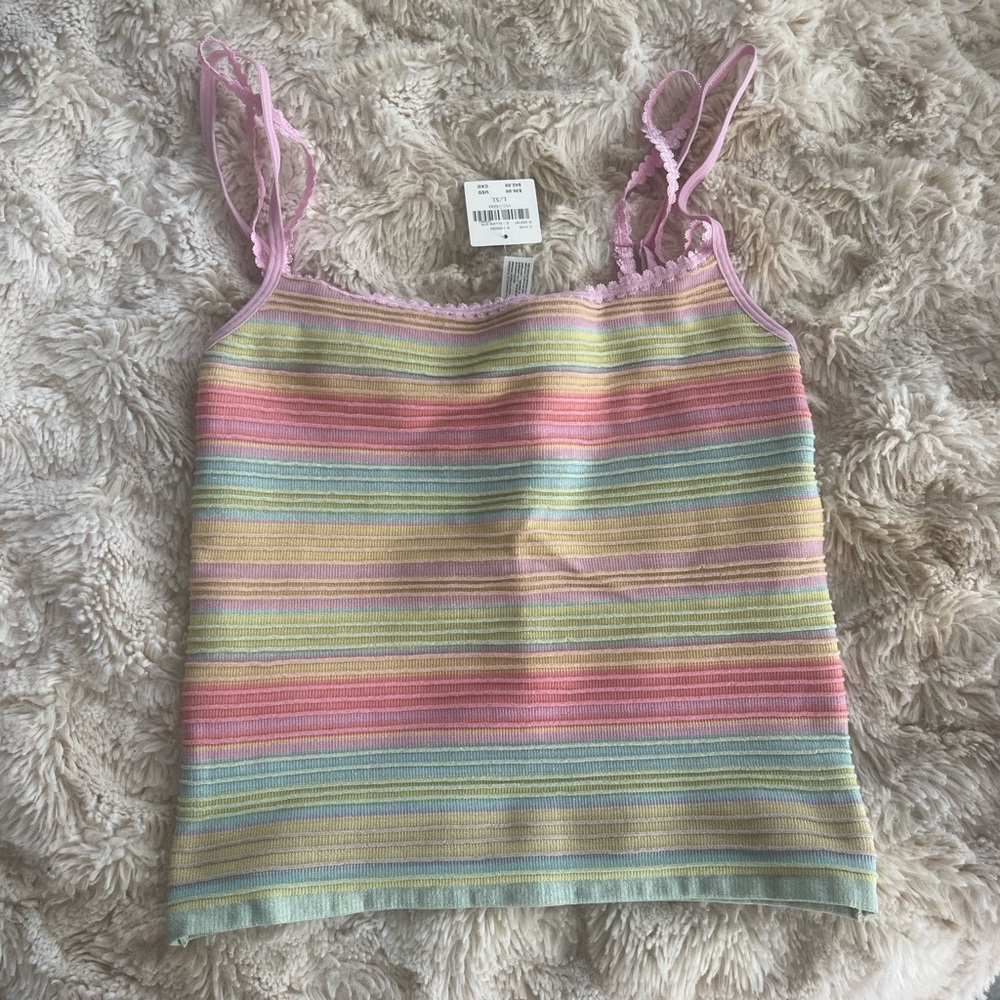 Anthropologie Lyre Bird Sparkle Tank